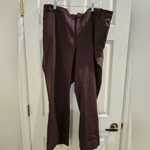 Coldwater Creek Women's Burgundy Pants